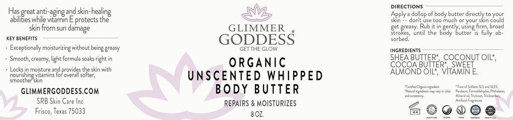 Organic Unscented Whipped Body Butter