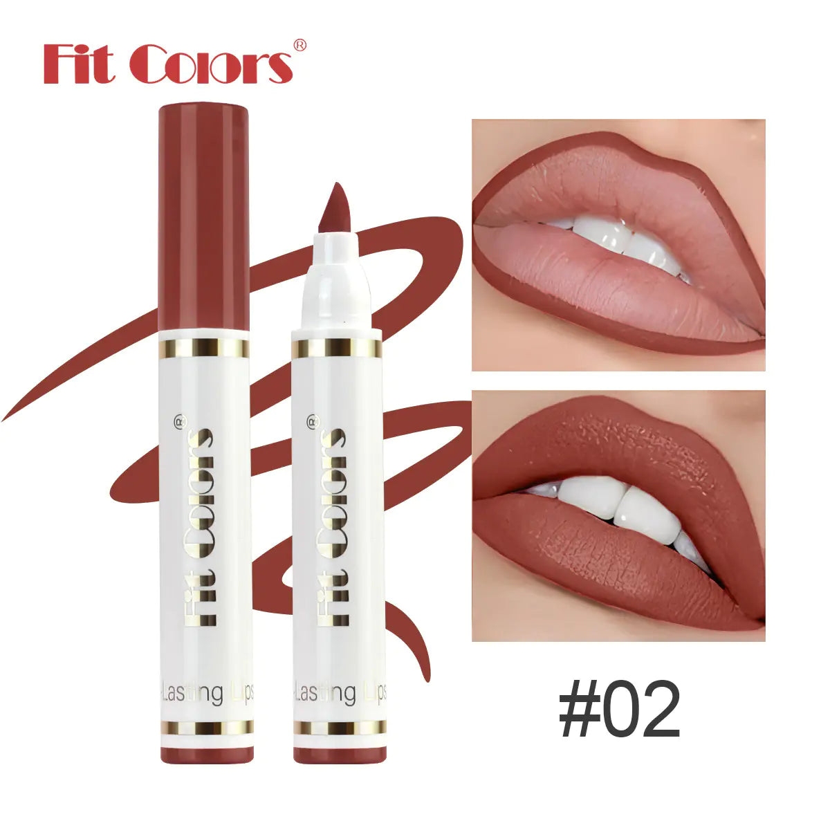 Fit Colors 6-Color Matte Lip Liner and Lip Tint Set