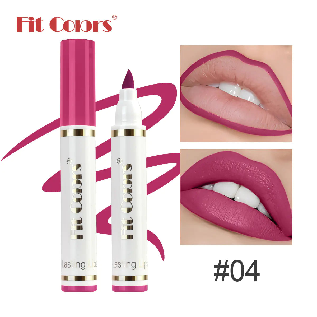 Fit Colors 6-Color Matte Lip Liner and Lip Tint Set